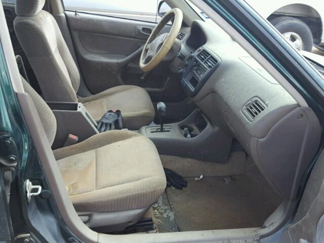 2HGEJ6613XH541427 - 1999 HONDA CIVIC BASE GREEN photo 5