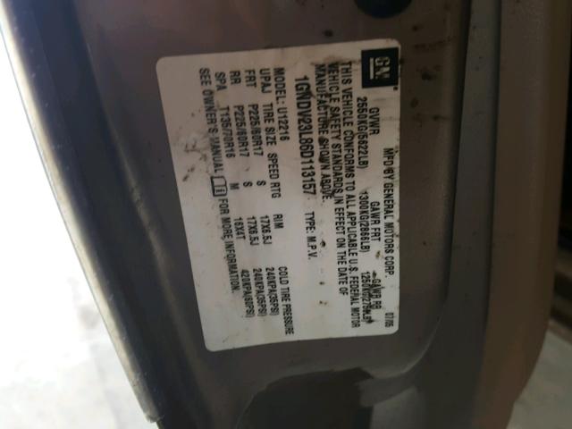 1GNDV23L86D113157 - 2006 CHEVROLET UPLANDER L 银色 照片 10