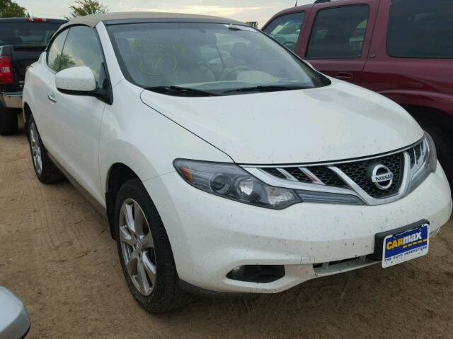 JN8AZ1FY5EW301854 - 2014 NISSAN MURANO CRO WHITE photo 1