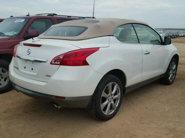 JN8AZ1FY5EW301854 - 2014 NISSAN MURANO CRO WHITE photo 4