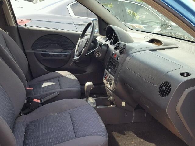 KL1TD66607B766266 - 2007 CHEVROLET AVEO BASE Mavi foto 5