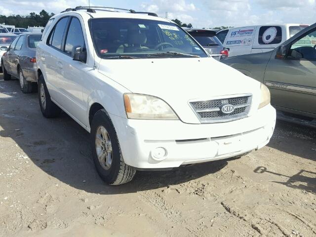 KNDJD733X45262771 - 2004 KIA SORENTO EX WHITE photo 1