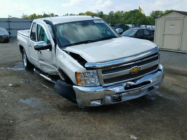 3GCPKSE70CG299466 - 2012 CHEVROLET SILVERADO WHITE photo 1