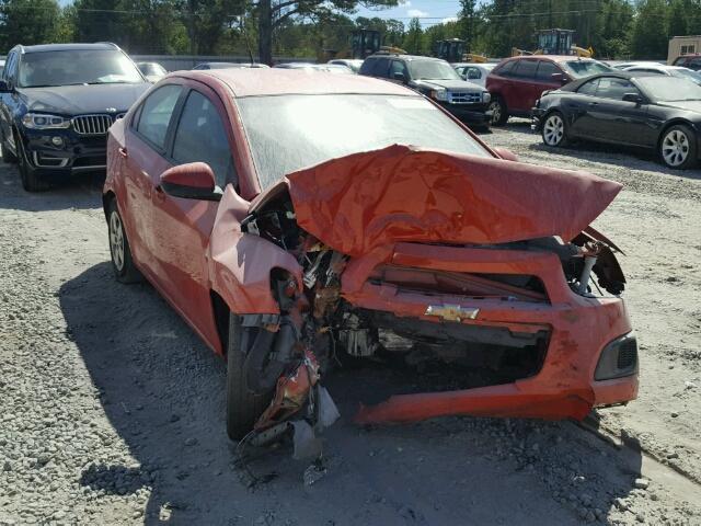 1G1JA5SH0D4102049 - 2013 CHEVROLET SONIC LS 橙色 照片 1