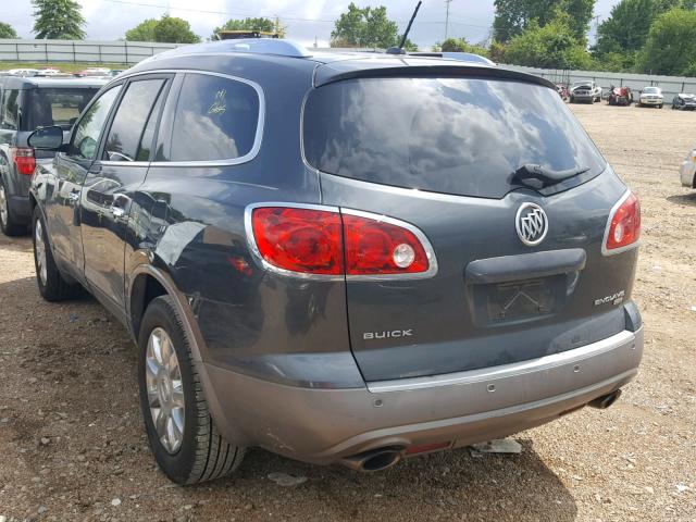 5GAKRBED8BJ120066 - 2011 BUICK ENCLAVE CX GRAY photo 3
