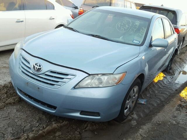 4T1BE46K69U893349 - 2009 TOYOTA CAMRY BASE BLUE photo 2