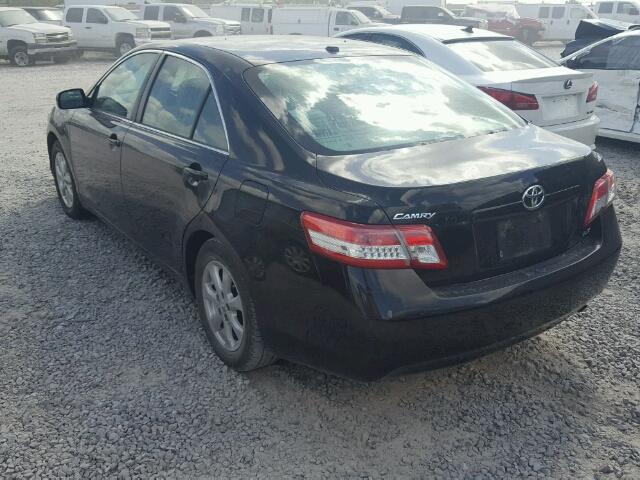 4T4BF3EK9BR154724 - 2011 TOYOTA CAMRY BASE BLACK photo 3