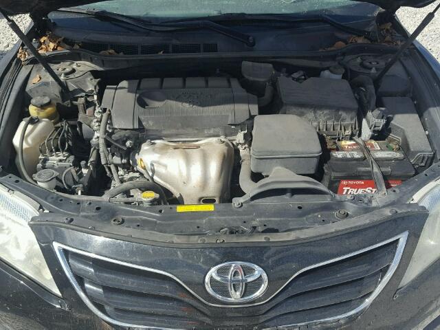 4T4BF3EK9BR154724 - 2011 TOYOTA CAMRY BASE BLACK photo 7