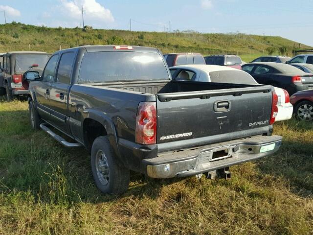 1GCGC13U13F223725 - 2003 CHEVROLET SILVERADO BLACK photo 3