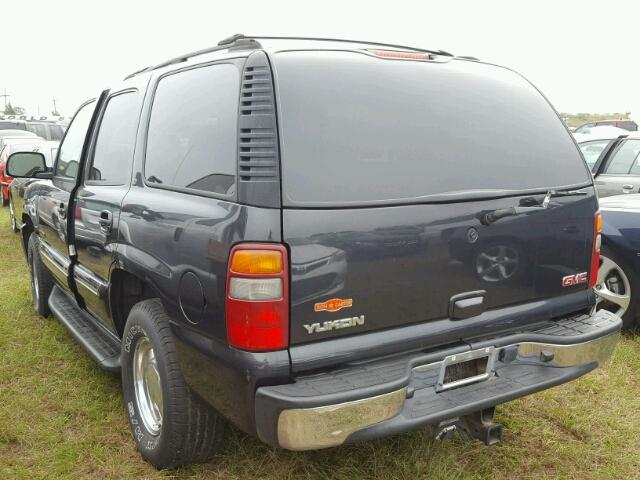 1GKEC13Z83J344174 - 2003 GMC YUKON BLACK photo 3