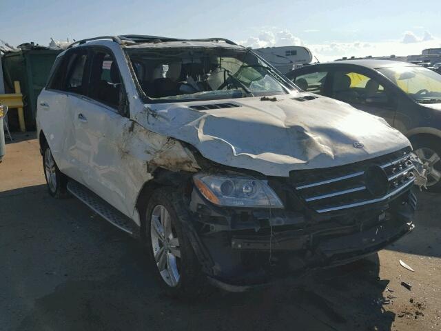 4JGDA5JB1DA118906 - 2013 MERCEDES-BENZ ML 350 WHITE photo 1