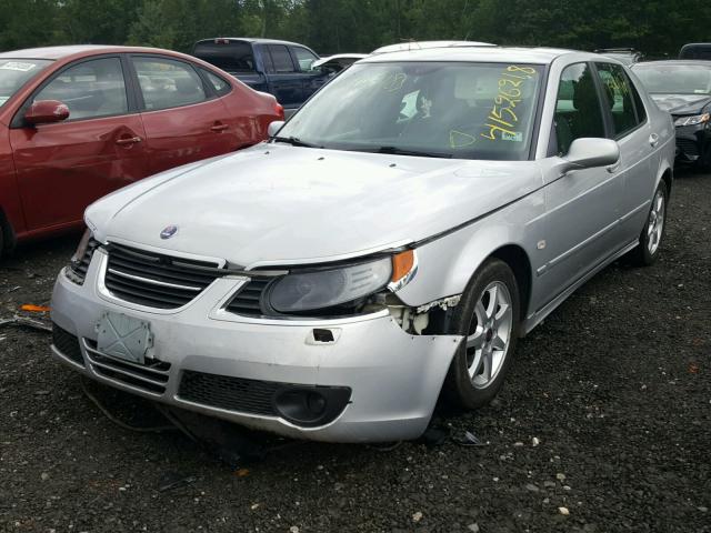 YS3ED49G473524481 - 2007 SAAB 9-5 2.3T SILVER photo 2