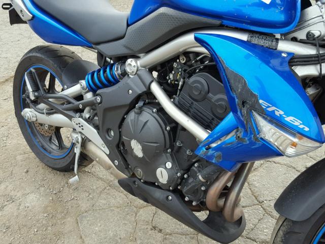 JKAEREC1X9DA37265 - 2009 KAWASAKI ER650 C BLUE photo 9