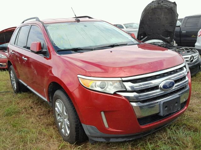 2FMDK3JC5BBA53103 - 2011 FORD EDGE SEL RED photo 1