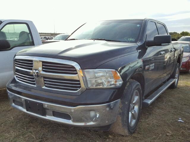 1C6RR6LTXFS542586 - 2015 RAM 1500 SLT BLACK photo 2