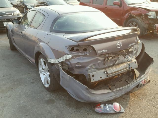 JM1FE173060207269 - 2006 MAZDA RX8 CHARCOAL photo 3