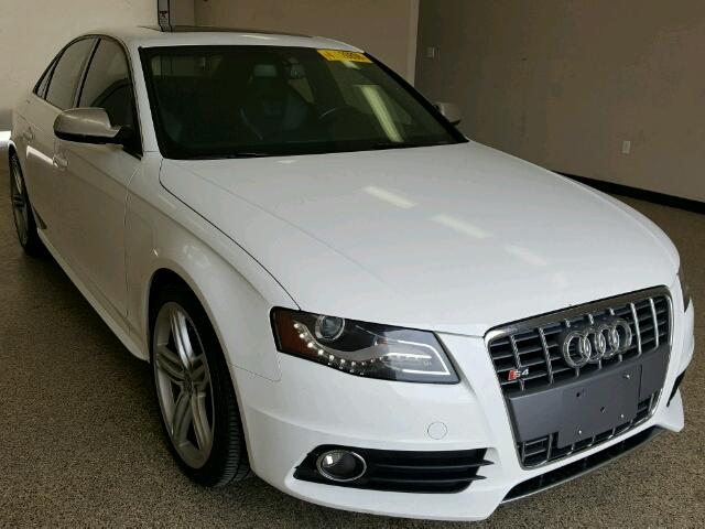 WAUKGAFL8AA156341 - 2010 AUDI S4 PRESTIG WHITE photo 1