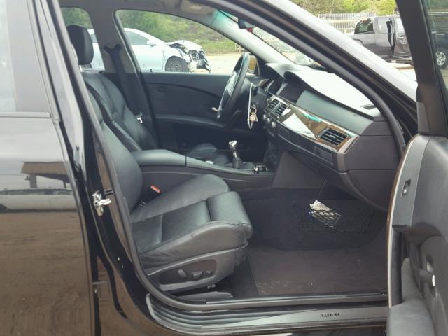 WBANB335X4B087115 - 2004 BMW 545 I BLACK photo 5