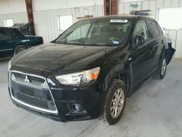 JA4AP3AU7BZ005322 - 2011 MITSUBISHI OUTLANDER BLACK photo 2