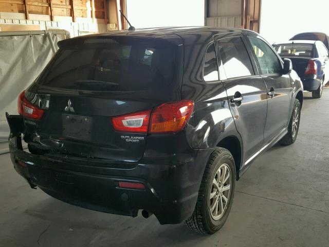 JA4AP3AU7BZ005322 - 2011 MITSUBISHI OUTLANDER BLACK photo 4