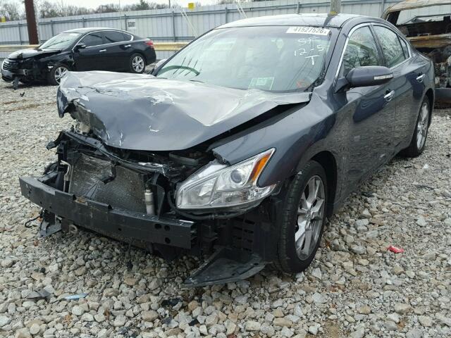 1N4AA5AP4CC861524 - 2012 NISSAN MAXIMA S/S GRAY photo 2