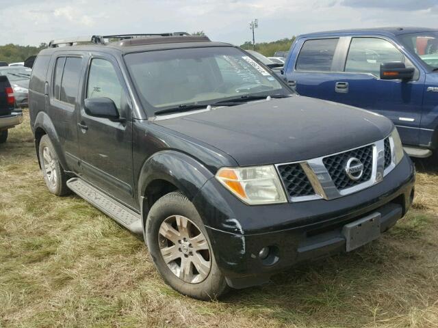 5N1AR18U35C780441 - 2005 NISSAN PATHFINDER BLACK photo 1