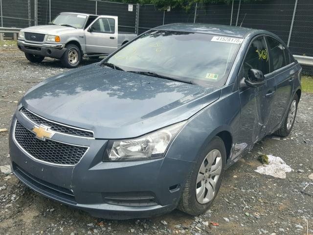 1G1PC5SH5C7338925 - 2012 CHEVROLET CRUZE LS BLUE photo 2