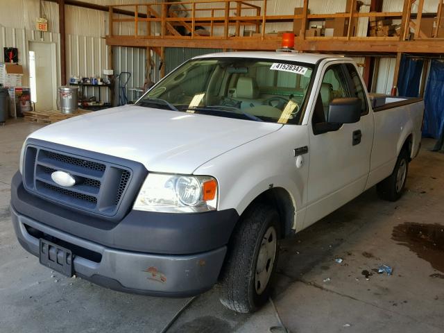 1FTRF12W67NA77434 - 2007 FORD F150 WHITE photo 2