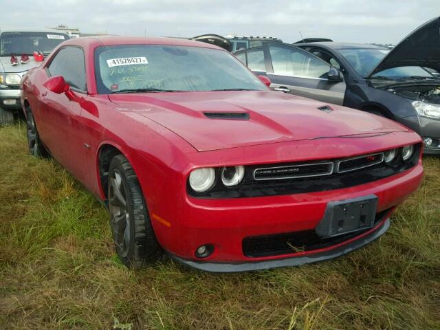 2C3CDZAT1FH718776 - 2015 DODGE CHALLENGER RED photo 1