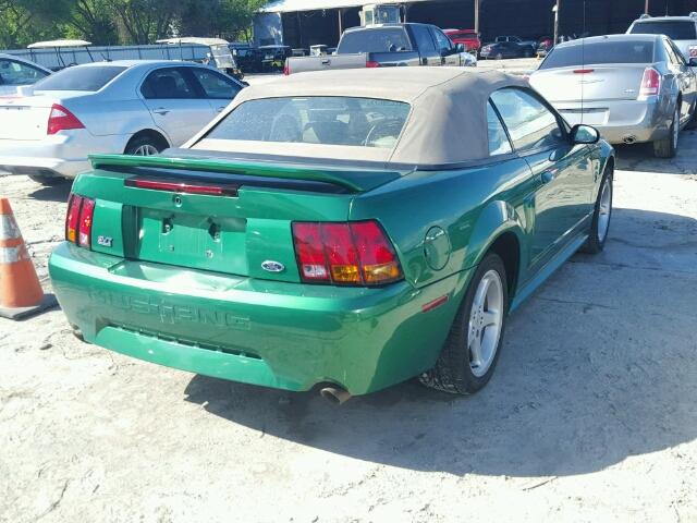 1FAFP46V5XF201017 - 1999 FORD MUSTANG GREEN photo 4