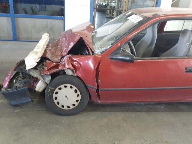 2C1MR2465P6769917 - 1993 GEO METRO MAROON photo 10