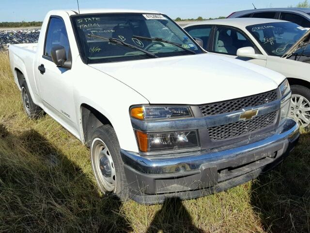 1GCCS148X58292701 - 2005 CHEVROLET COLORADO WHITE photo 1