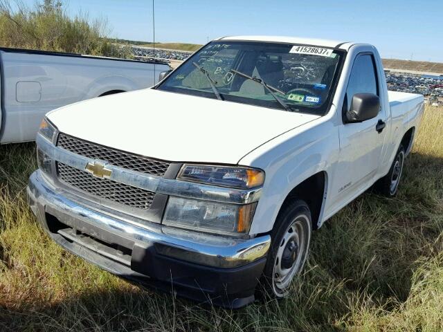 1GCCS148X58292701 - 2005 CHEVROLET COLORADO WHITE photo 2