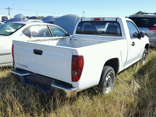 1GCCS148X58292701 - 2005 CHEVROLET COLORADO WHITE photo 4