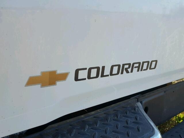 1GCCS148X58292701 - 2005 CHEVROLET COLORADO WHITE photo 9