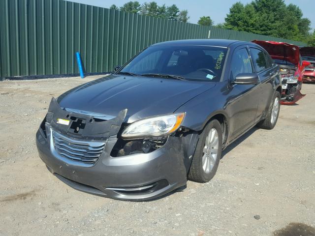 1C3CCBBG0CN255494 - 2012 CHRYSLER 200 TOURIN GRAY photo 2