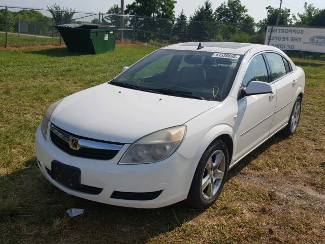 1G8ZS57N68F115611 - 2008 SATURN AURA XE WHITE photo 2