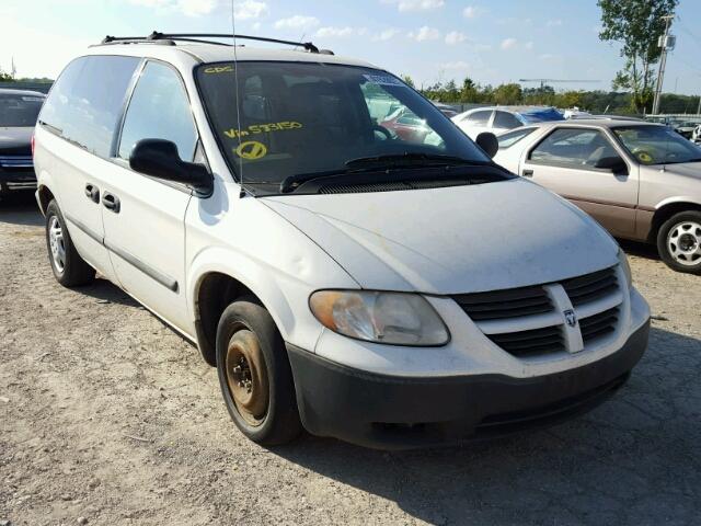 1D4GP25R36B573150 - 2006 DODGE CARAVAN SE WHITE photo 1