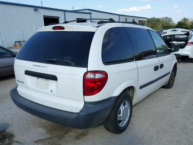 1D4GP25R36B573150 - 2006 DODGE CARAVAN SE WHITE photo 4