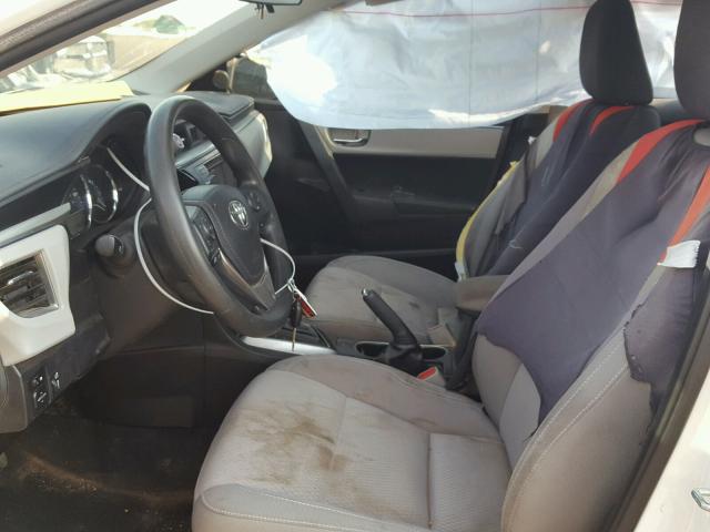 5YFBPRHE2EP170169 - 2014 TOYOTA COROLLA EC 白色 照片 5