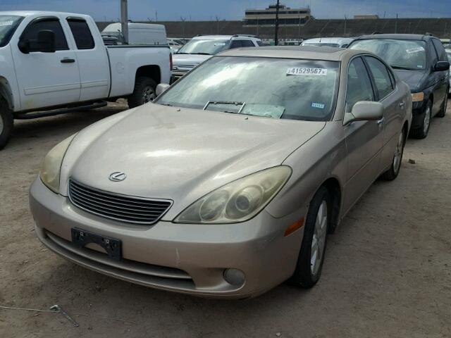 JTHBA30G855138205 - 2005 LEXUS ES BEIGE photo 2