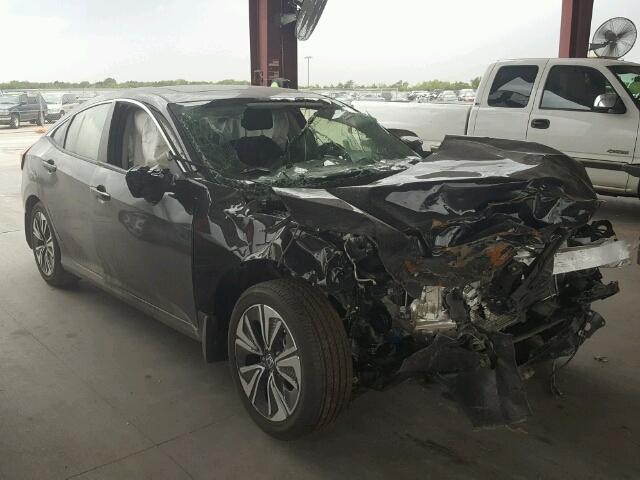 JHMFC1F7XJX011056 - 2018 HONDA CIVIC EXL BLACK photo 1