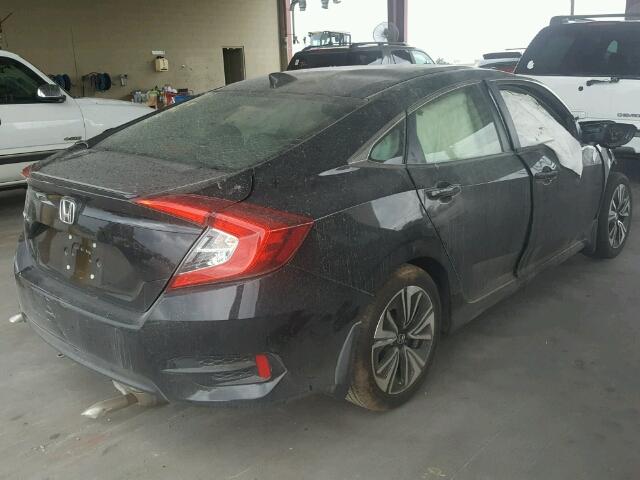 JHMFC1F7XJX011056 - 2018 HONDA CIVIC EXL BLACK photo 4