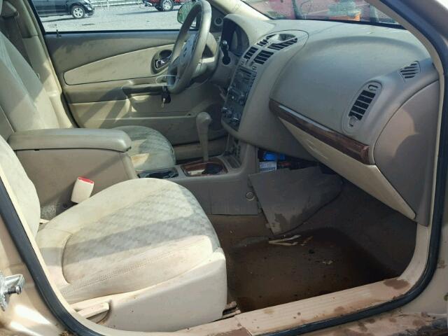 1G1ZT62865F307190 - 2005 CHEVROLET MALIBU MAX 金色 照片 5