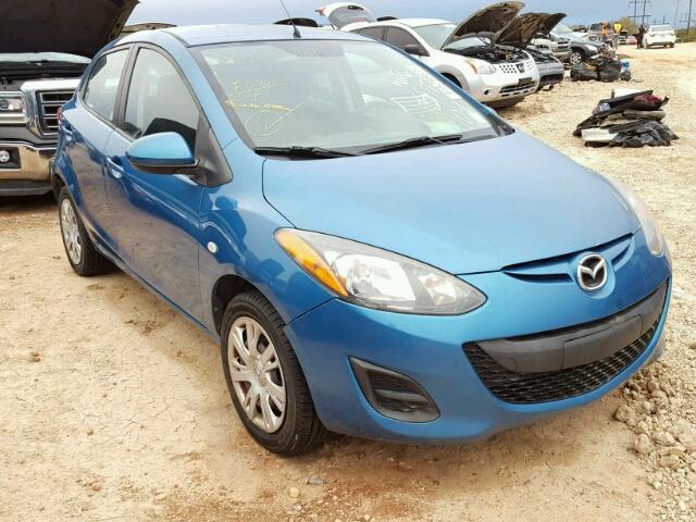 JM1DE1KY4C0138933 - 2012 MAZDA MAZDA2 BLUE photo 1