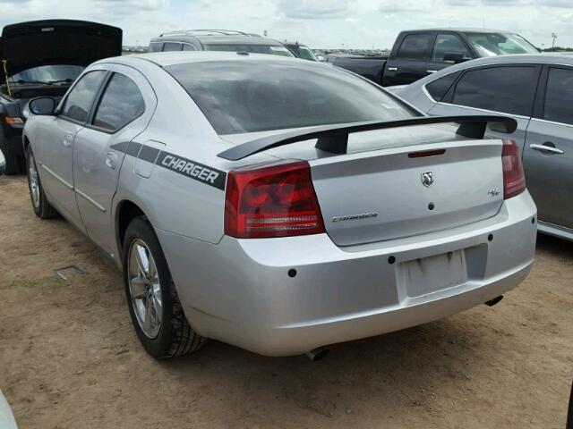 2B3KA53H57H784266 - 2007 DODGE CHARGER R/ SILVER photo 3