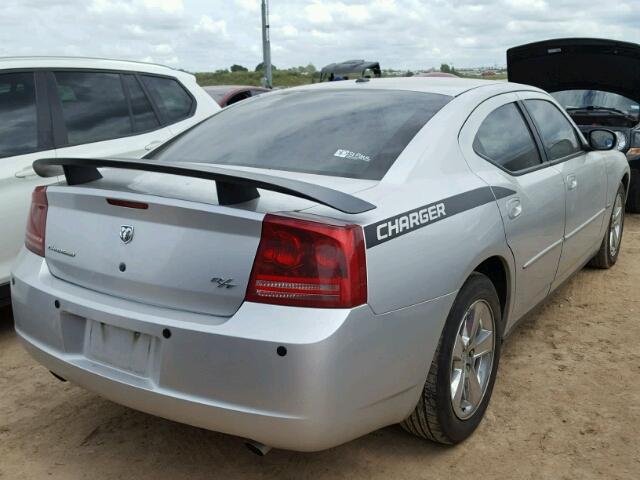 2B3KA53H57H784266 - 2007 DODGE CHARGER R/ SILVER photo 4