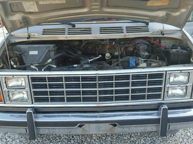 2B46B11T0FK238958 - 1985 DODGE RAM WAGON GRAY photo 7