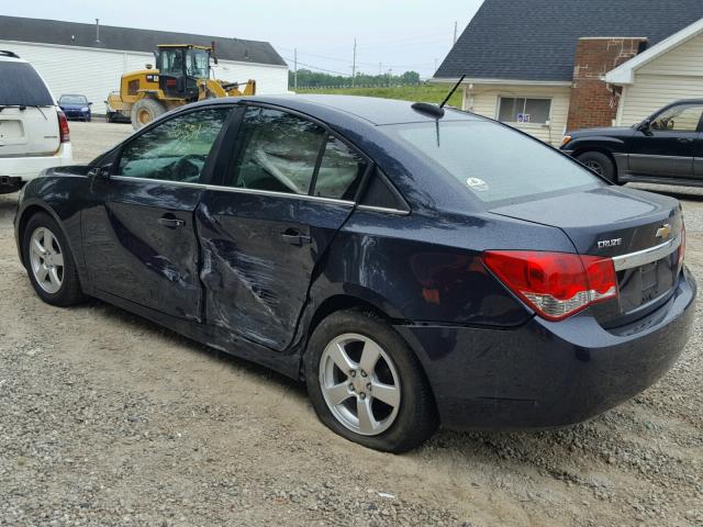 1G1PC5SB3F7113063 - 2015 CHEVROLET CRUZE LT BLUE photo 3