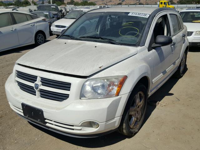 1B3HB48B27D279711 - 2007 DODGE CALIBER SX WHITE photo 2